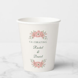 Anpassad rosenskärms trädgård Minimalistisk bröllo