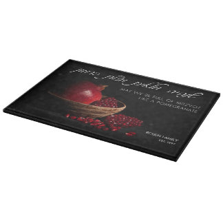 Anpassad Rosh Hashana Hebreiska Pomegranat Välsign