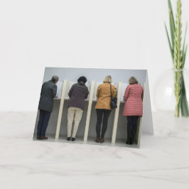 Anpassad röstningsfoto gratulationskort kort