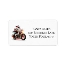 Anpassad Route 66 Biker Santa-post