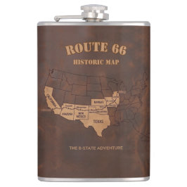 Anpassad Route 66 Centennial Kartor Resa Fickplunta