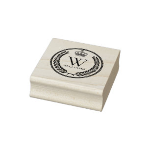 Anpassad Royal Crown Seam Monogram Stämpel
