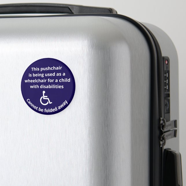 Anpassad rullstol för barn som inte kan fällas iho magnet (In Situ (Luggage))