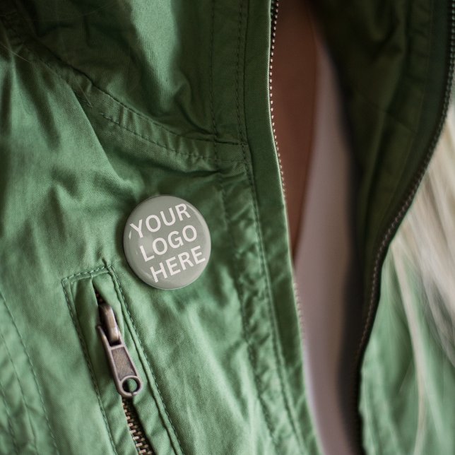 Anpassad Sagegrön logotypknapp Professionell varum Knapp (Skapare uppladdad)