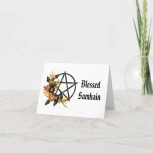 Anpassad Samhain- gratulationskort Kort
