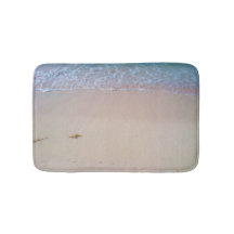 Anpassad sandstrand badmattdesign