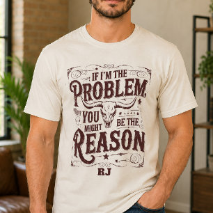 Anpassad Sarksastisk Country Western Rolig Citat T Shirt