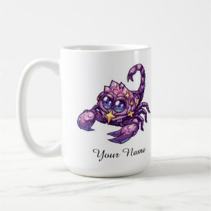Anpassad Scorpio Celestial Zodiac-dekal - presenti Kaffemugg