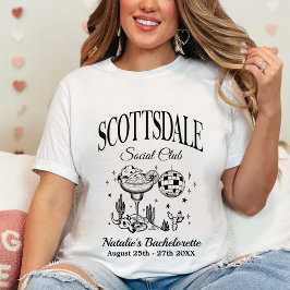 Anpassad Scottsdale Sällskapsklubb för Möhippa T Shirt