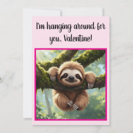 Anpassad Sengångare Rolig "Hänger runt" Alla hjärt Julkort