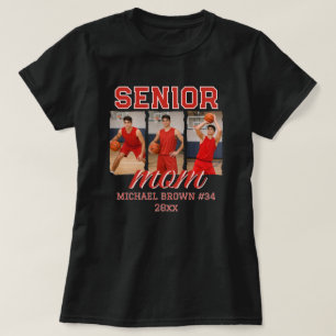 Anpassad Senior Mom Examen Foto & Namn T Shirt