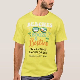 Anpassad Senterparty Stränder Sprit Bästa vänner T Shirt