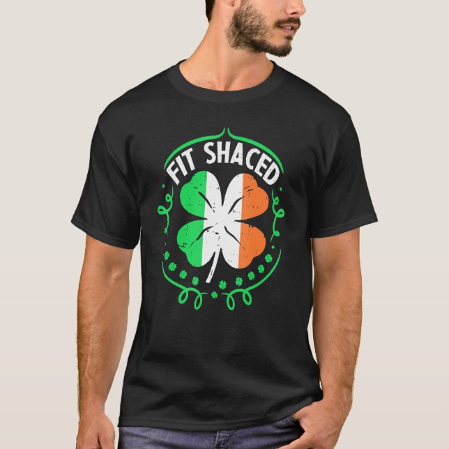 Anpassad Shaced Funny St Patrick S Day Irish Drink T Shirt (Framsida)