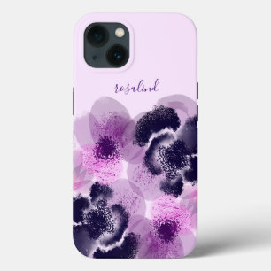 Anpassad signatur Rosa Blommig Monogram
