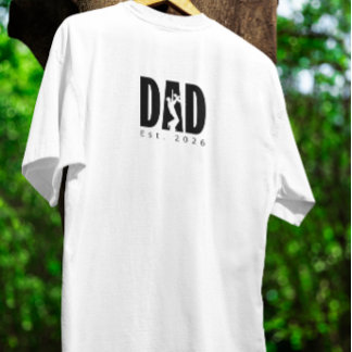 Anpassad siluett av far och barn t shirt