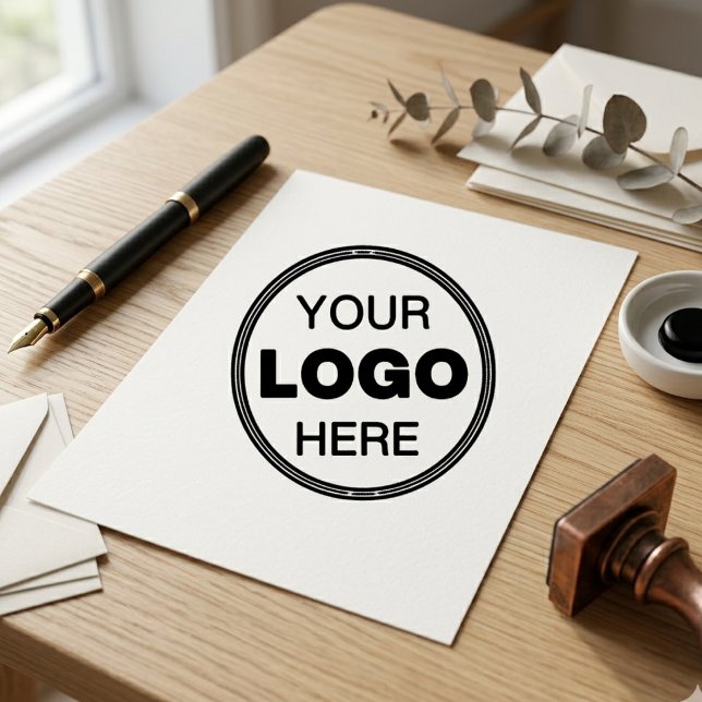 Anpassad Självbläckande Returadress | Företagets l Stämpel (Custom Self-Inking Return Address| Business Logo Rubber Stamp
)