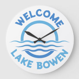 Anpassad Sjö Namn Stor Klocka
