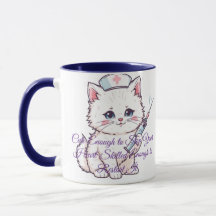 Anpassad Sjuksköterska Katt Duktig Nog