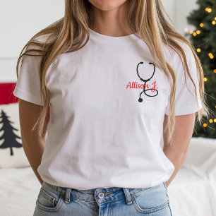 Anpassad Sjuksköterska T-Shirt, Registrerad Sjuksk T Shirt