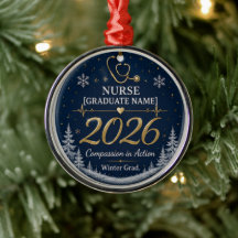 Anpassad sjuksköterskeprydnad 2026 | Personlig ste