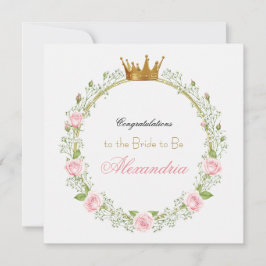 Anpassad skämtsamt romantisk: Rosor & Brudbrödslil Kort