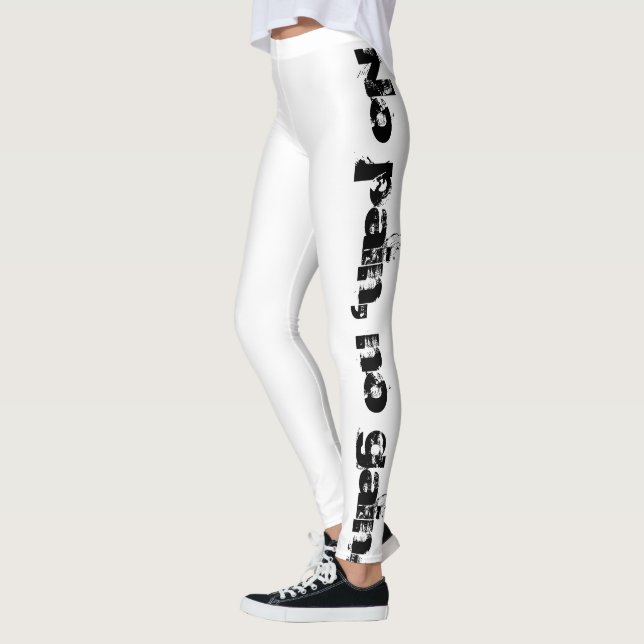 Anpassad Skapa Din Egen text | GYM motivation |  Leggings (Vänster)