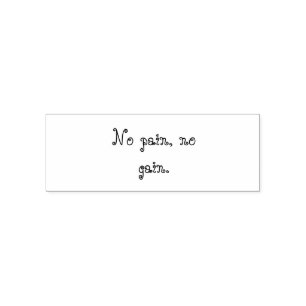 Anpassad Skapa Din Egen text GYM motivation Självfärgande Stämpel