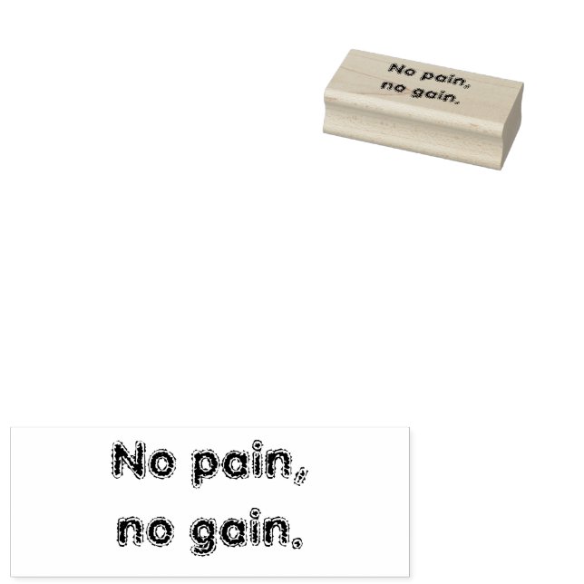 Anpassad Skapa Din Egen text | GYM motivation |  Stämpel (Stämplad)