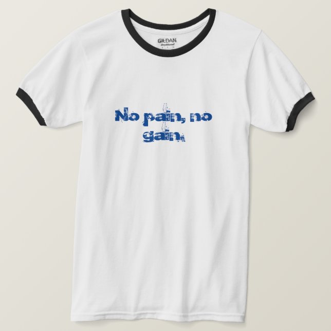 Anpassad Skapa Din Egen text | GYM motivation |  T Shirt (Design framsida)