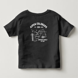 Anpassad skidresa familj vänner grupp matchning t shirt