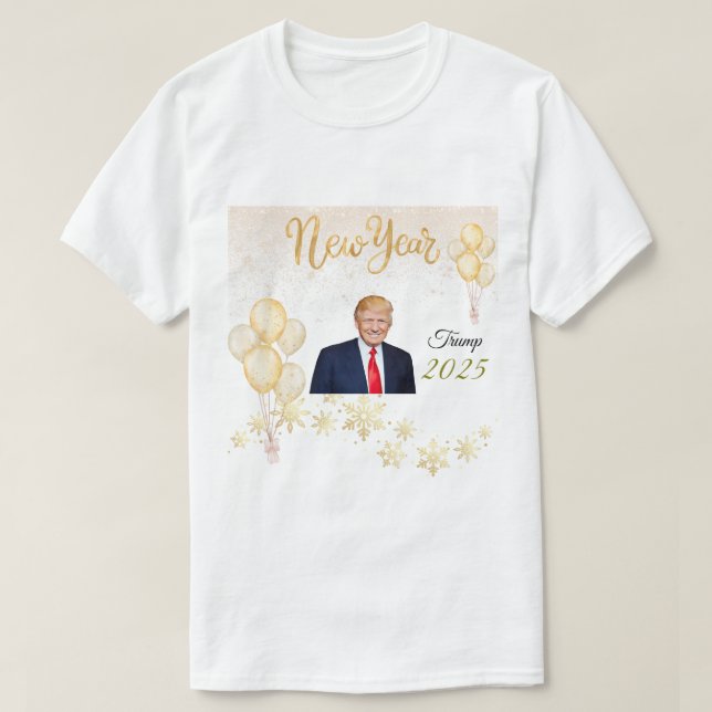 Anpassad Skjorta Gott Nytt År  T Shirt (Design framsida)