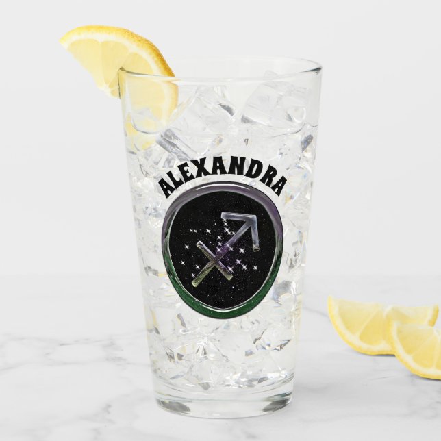 Anpassad Skytten Glaskopp (Framsida Ice)