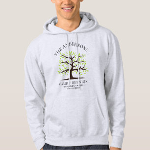 Anpassad släktträff släktträd matchande hoodie