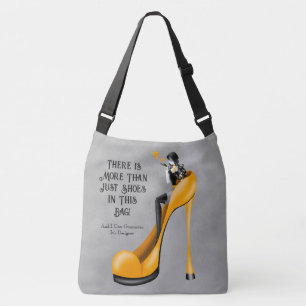 Anpassad slogan Mode Dam i Stiletto Axelväska