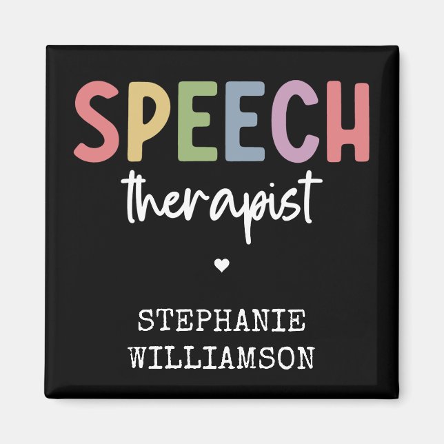 Anpassad SLP Logoped Logoped Magnet (Framsidan)