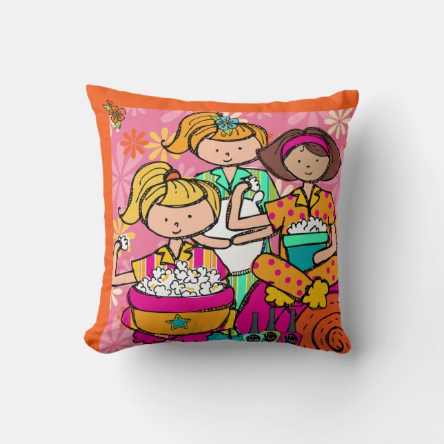 Anpassad Slumber Party Pillow Kudde (Framsida)