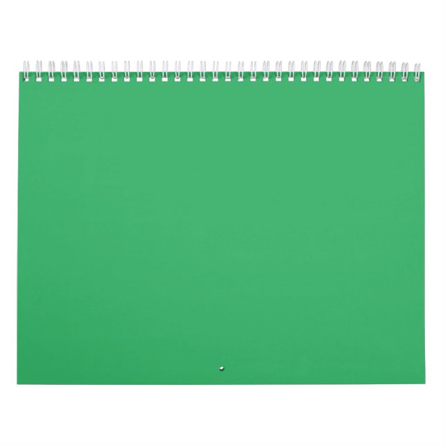 Anpassad smaragdgrön knappnål kalender (Omslag)