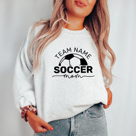 Anpassad Soccer Mom Ashgrå Tröja