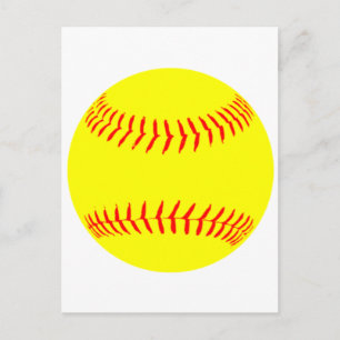 Anpassad Softball Vykort