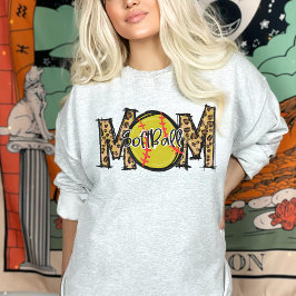 Anpassad Softboll Mamma, Spelarens Namn och Nummer T Shirt