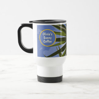 Anpassad Solig Kaffe Tropisk Yucca Resemugg