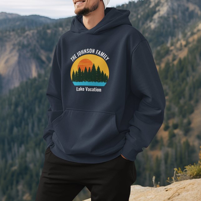 Anpassad solnedgång i Sjö Hoodie (Skapare uppladdad)