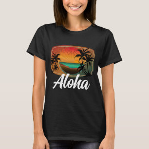ANPASSAD SOMMAR ALOHA SEMESTERLÄGE T SHIRT