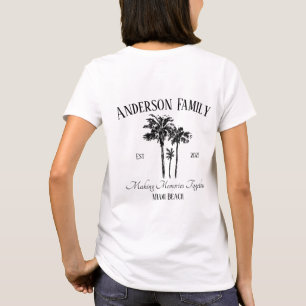 Anpassad sommar T-shirt för familjeåterträff