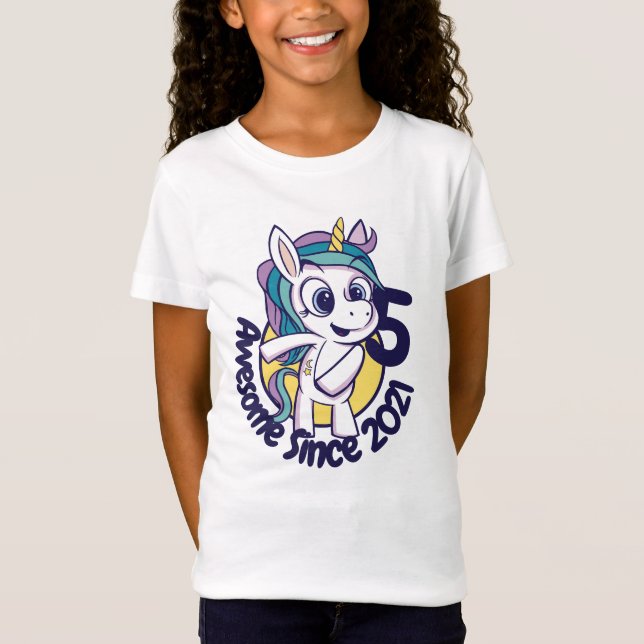 ANPASSAD SÖT FÖDELSEDAGSENHET KORTTRÄCK T SHIRT (Framsida)