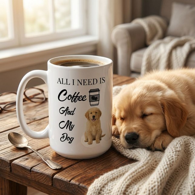 Anpassad söt hundälskare Personlig Kaffemugg (Skapare uppladdad)