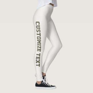Anpassad Söt Varm Neutral Mörk Oliv Athleisure Leggings
