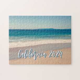 Anpassad souvenirfoto Ocean Blå Naturskön Strand Pussel