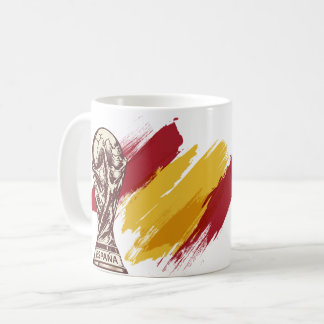Anpassad Spanien Världsmästarcup Kaffemugg