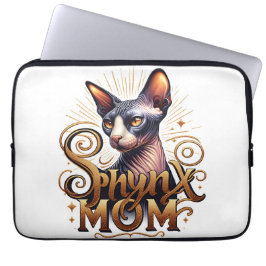 Anpassad Sphynx Katt Mamma Mors Dag Bärbar Dator F Laptop Fodral